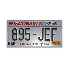 Retro wisconsin license for sale  Delivered anywhere in USA 