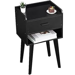 Lerliuo black nightstand for sale  Delivered anywhere in USA 