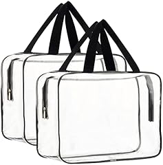 Clear toiletry bags for sale  Delivered anywhere in UK