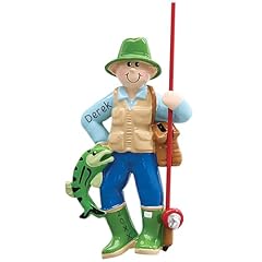 Personalised fishing ornament for sale  Delivered anywhere in UK