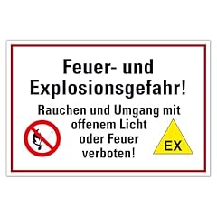 Schild feuer explosionsgefahr gebraucht kaufen  Wird an jeden Ort in Deutschland