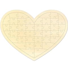 Blank puzzle heart for sale  Delivered anywhere in USA 