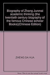 Biography zhang junmai d'occasion  Livré partout en France