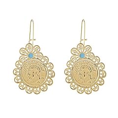 Trendy coin earrings for sale  Delivered anywhere in USA 