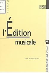 édition musicale d'occasion  Livré partout en France