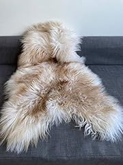 Icelandic latté sheepskin for sale  Delivered anywhere in UK