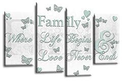 Family quote wall for sale  Delivered anywhere in Ireland