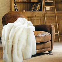 Fur accents throw for sale  Delivered anywhere in USA 