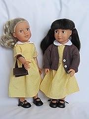 Yellow gingham school for sale  Delivered anywhere in UK