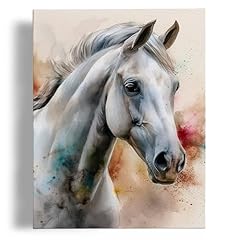 Vnwek watercolor horse for sale  Delivered anywhere in USA 