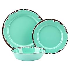 Rustic melamine dinnerware for sale  Delivered anywhere in USA 