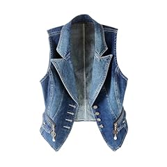 Donne denim gilet usato  Spedito ovunque in Italia 