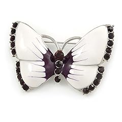 White eanamel purple for sale  Delivered anywhere in UK