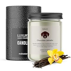 Chocolate labrador candle for sale  Delivered anywhere in UK