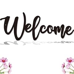 Welcome metal sign for sale  Delivered anywhere in USA 