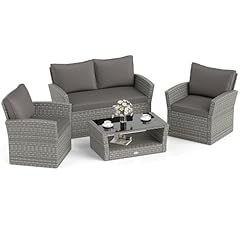 Costway piece rattan for sale  Delivered anywhere in UK