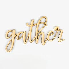 Gather wood sign for sale  Delivered anywhere in USA 