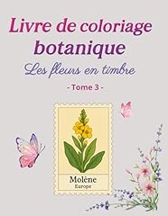 Livre coloriage botanique d'occasion  Livré partout en France