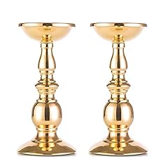 Set gold candlestick for sale  Delivered anywhere in USA 