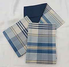 Lauren by Ralph Lauren Sundeck Pastel Blue Plaid Down, used for sale  Delivered anywhere in USA 