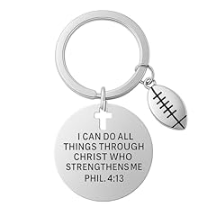 Football charm keychain for sale  Delivered anywhere in USA 