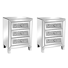 Vingli mirrored nightstand for sale  Delivered anywhere in USA 