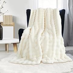 Luxury plush throw for sale  Delivered anywhere in UK