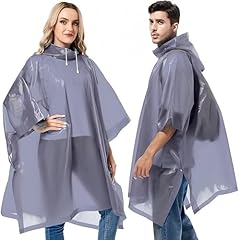 Reusable rain ponchos for sale  Delivered anywhere in UK