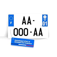 Plaque immatriculation moto d'occasion  Livré partout en France