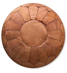 Moroccan ottoman leather for sale  Delivered anywhere in USA 