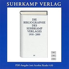 Die bibliographie suhrkamp d'occasion  Livré partout en France