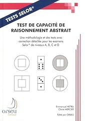 Test capacité raisonnement d'occasion  Livré partout en Belgiqu