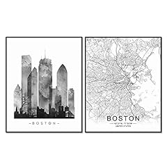 Boston skyline boston for sale  Delivered anywhere in USA 