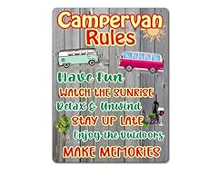 Campervan metal sign for sale  Delivered anywhere in UK