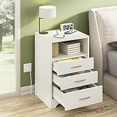 White nightstand charging for sale  Delivered anywhere in USA 