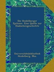 Die heidelberger epitome. d'occasion  Livré partout en France