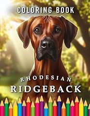 Rhodesian ridgeback coloring for sale  Delivered anywhere in UK