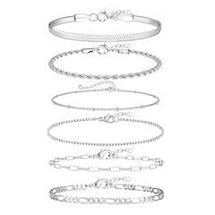Jeyorzy 6pcs braccialetti usato  Spedito ovunque in Italia 