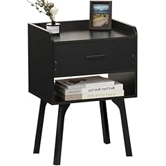 Lerliuo black nightstand for sale  Delivered anywhere in USA 