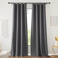 Nicetown grey curtains for sale  Delivered anywhere in USA 