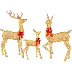 Lighted christmas deer for sale  Delivered anywhere in USA 