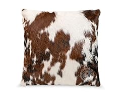 Tricolor cowhide pillow for sale  Delivered anywhere in UK