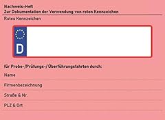 Nachweis heft rotes gebraucht kaufen  Wird an jeden Ort in Deutschland