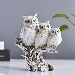 Owl figurines cute for sale  Delivered anywhere in UK
