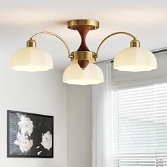 Milk glass chandelier for sale  Delivered anywhere in USA 