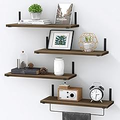 LiviNGPAi Floating Shelves Wall Mounted Set of 4, Bathroom for sale  Delivered anywhere in USA 