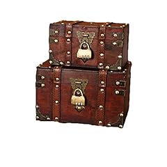 Wooden treasure chest for sale  Delivered anywhere in UK