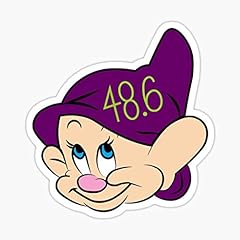 Dopey 48.6 sticker for sale  Delivered anywhere in USA 