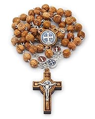 Cattolico rosario legno usato  Spedito ovunque in Italia 