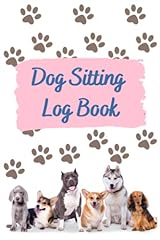 Dog sitting logbook for sale  Delivered anywhere in USA 
